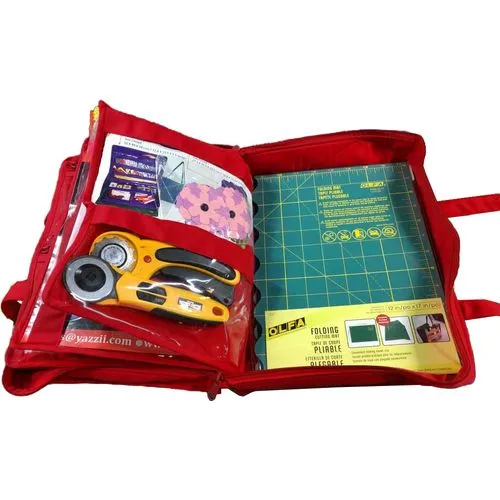 Quilter’s Project Bag with 19 Pockets - Craft Bag Organizer