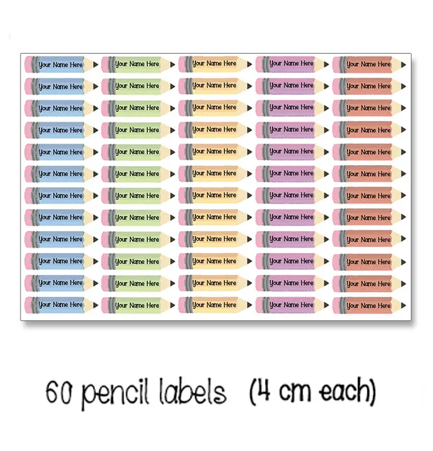 ""Butterflies" School labels packs