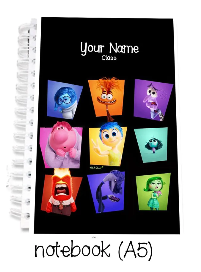 ""Inside out" School labels packs