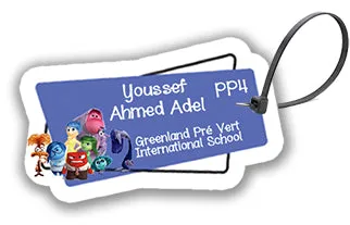 ""Inside out" School labels packs