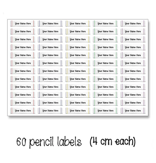 ""Ronaldo" School labels packs