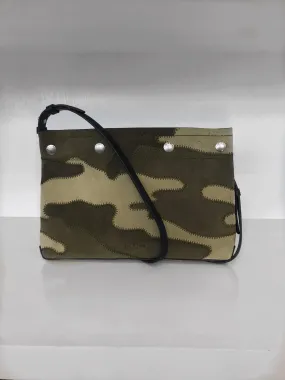 Rag&Bone- Compass Crossbody Snaps in Olive Multi