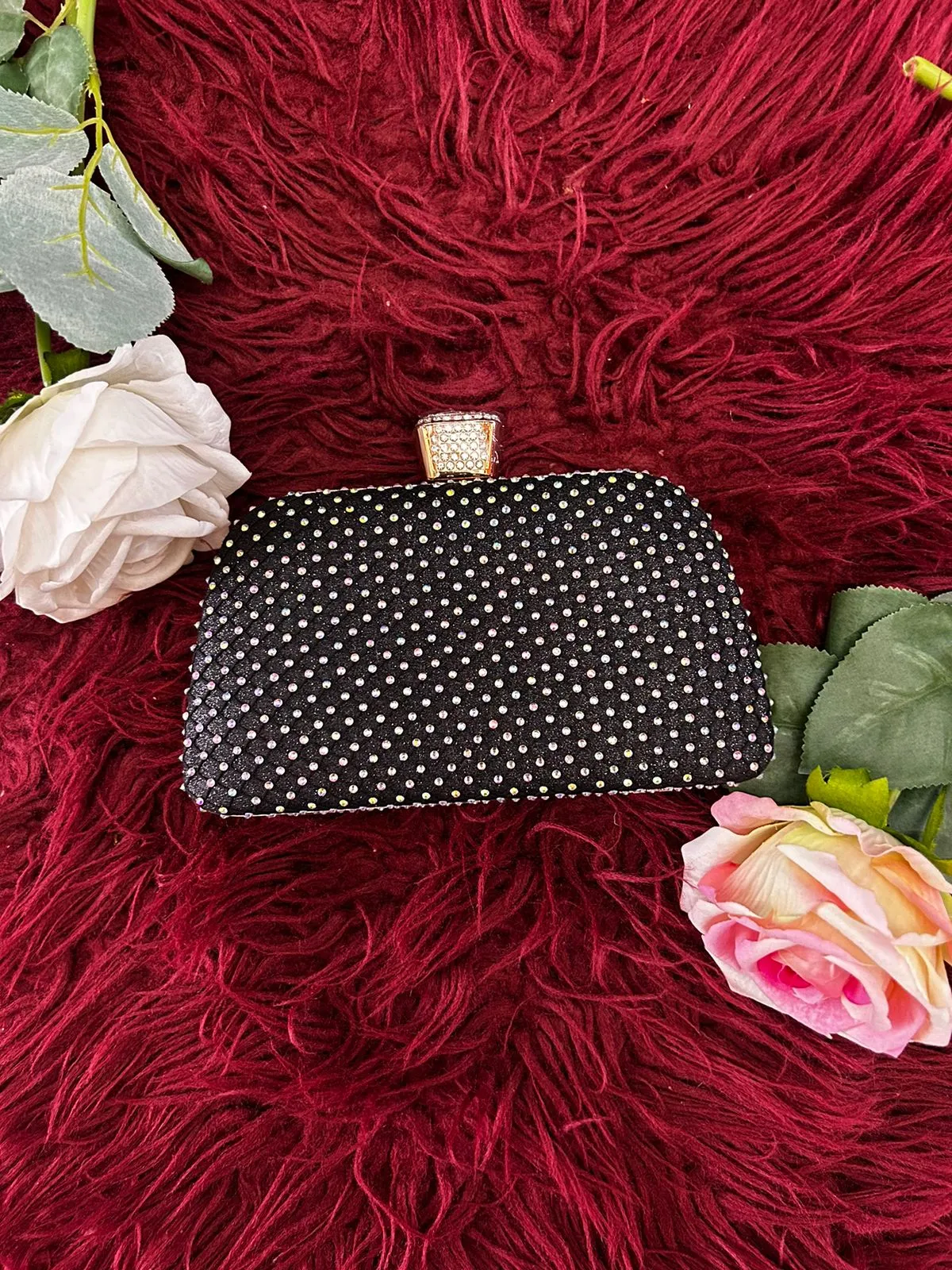 Rectangle shaped clutch bag