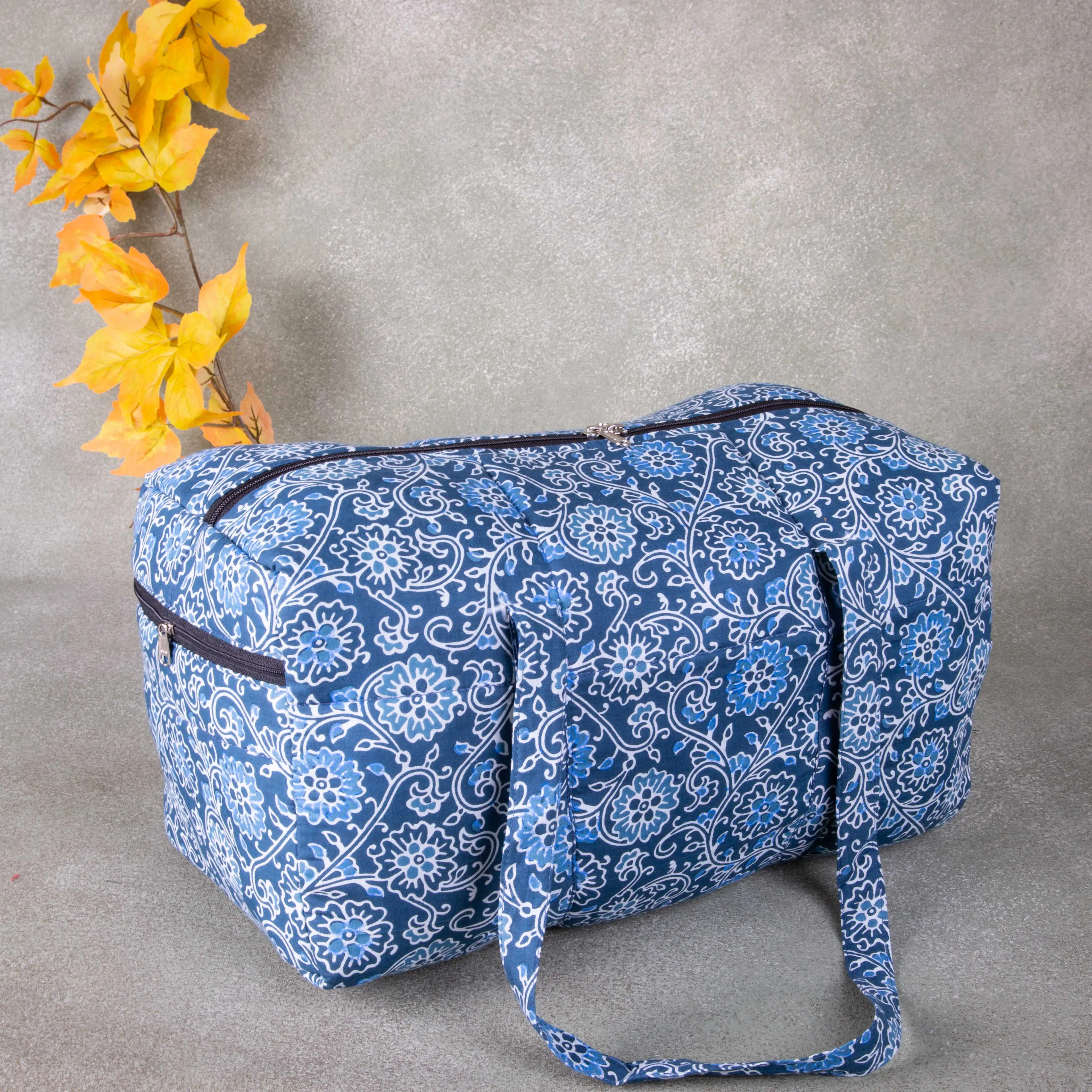 Rectangle Travel Bag Blue Colour