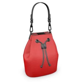 Red Bucket Bag