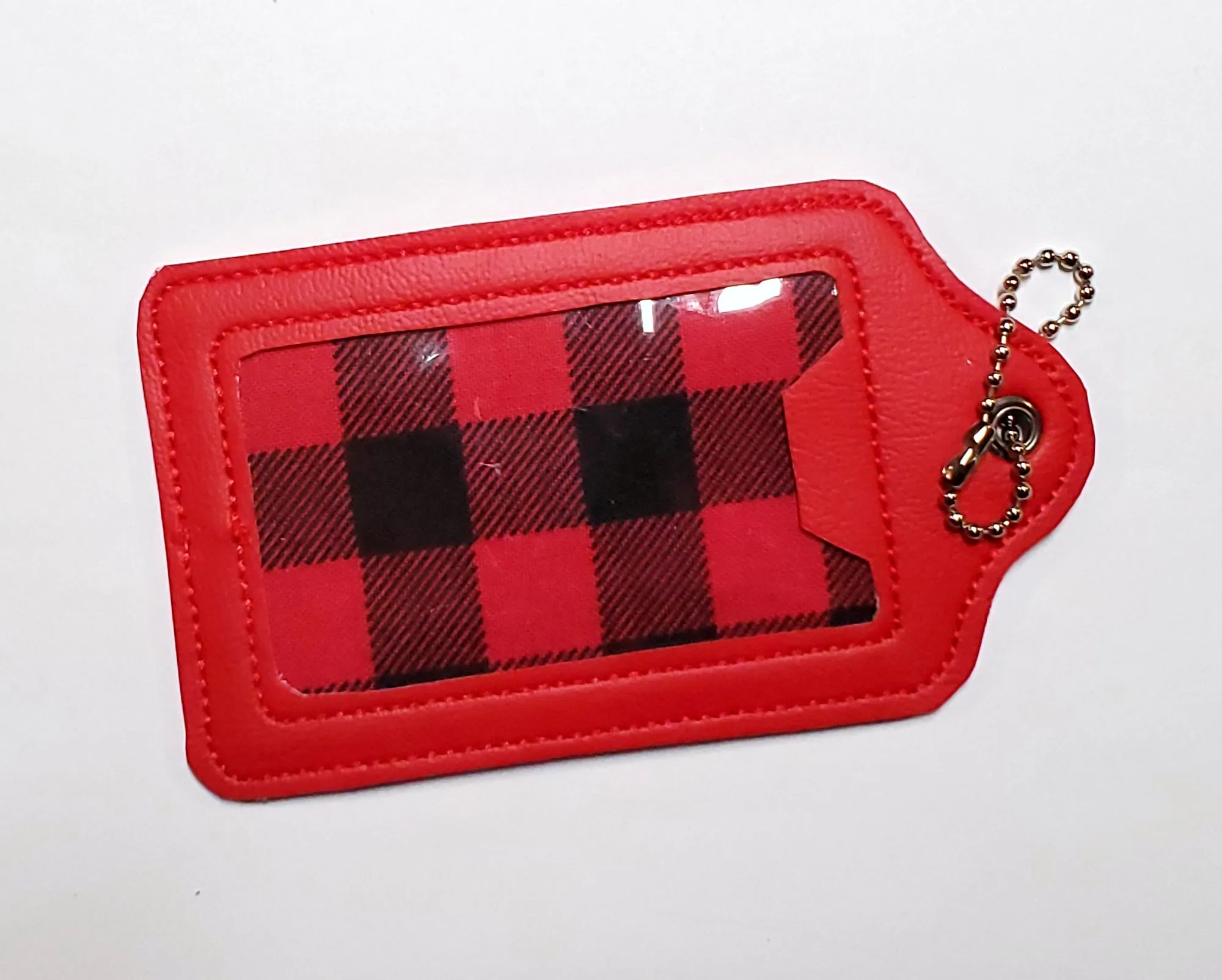 Red Medical Equipment Luggage Tag