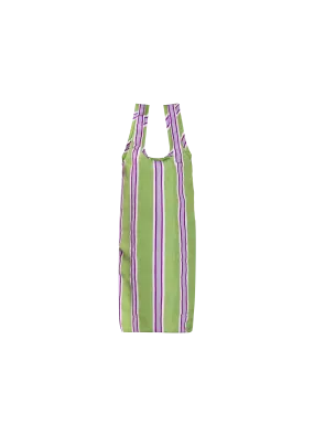 Reusable Bottle Bag (Stripes Olive)