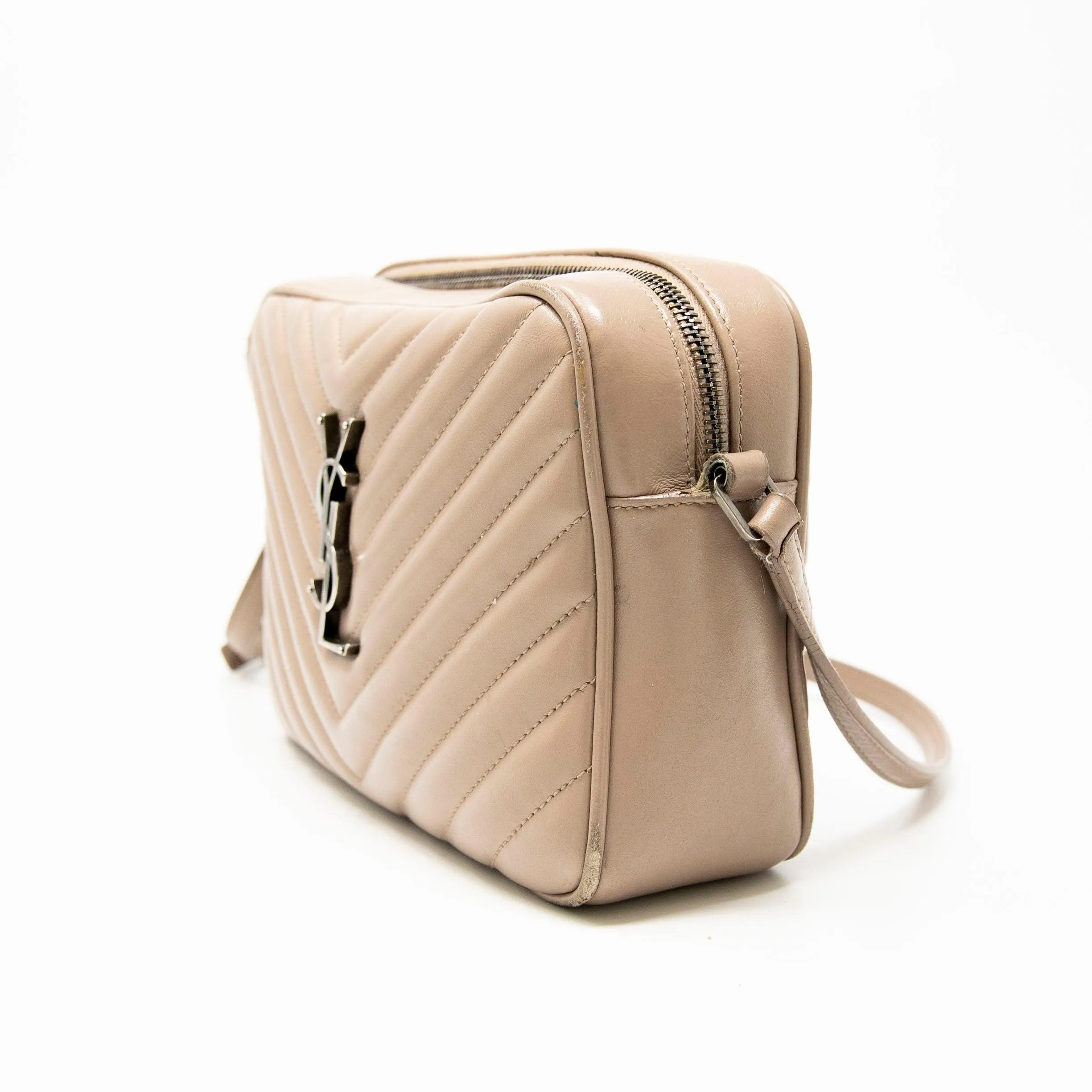 Saint Laurent Beige Lou Camera Bag