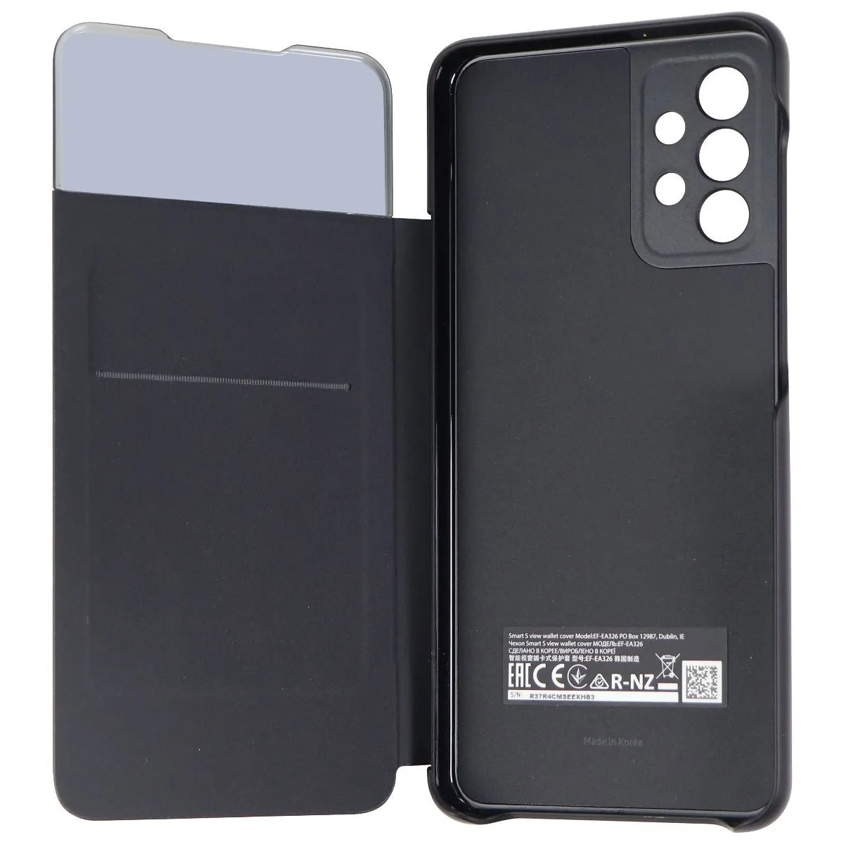 Samsung Smart S-View Wallet Cover for Galaxy A32 5G - Black