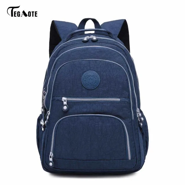 School Backpack for Teenage Girl Nylon Waterproof Casual Laptop