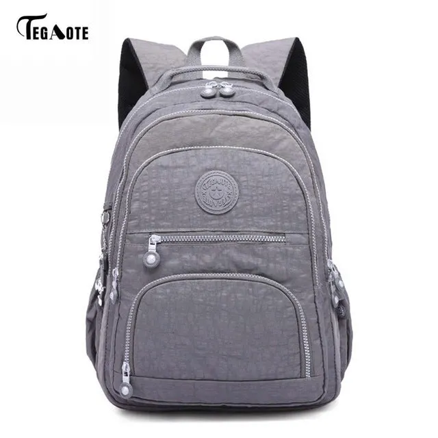 School Backpack for Teenage Girl Nylon Waterproof Casual Laptop