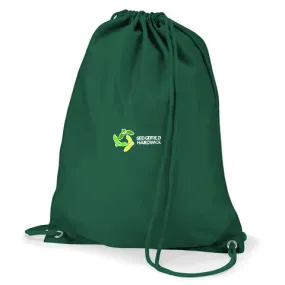 Sedgefield Hardwick Primary School Bottle Green Gym Bag