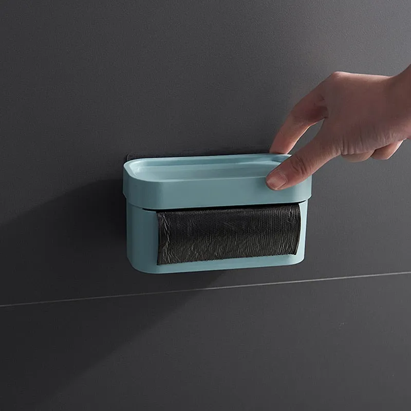 Self-Adhesive Wall Garbage Bag Dispenser