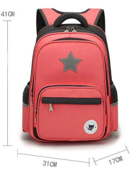 Seven Star Fox Primary School Boys and Girls Children's School Bags Grade Sixteen School Bag Backpack Custom Printed Logo