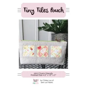 Sew Luxe ~ Tiny Tiles Pouch Sewing Pattern