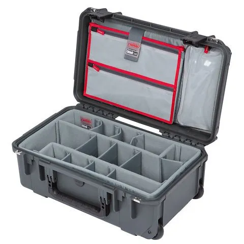 SKB iSeries Dark Gray 3i-2011-7 Case w/TT Dividers and Lid Organizer