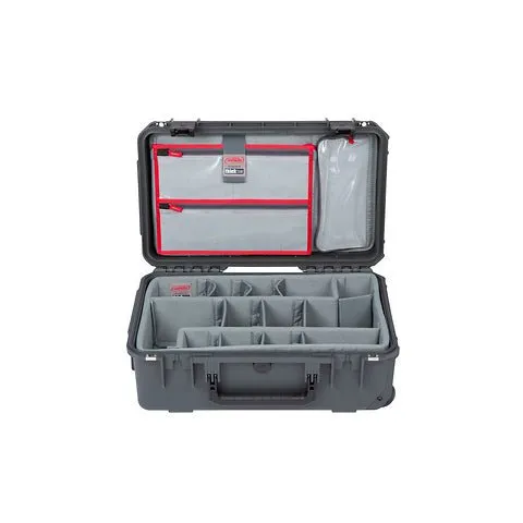 SKB iSeries Dark Gray 3i-2011-7 Case w/TT Dividers and Lid Organizer