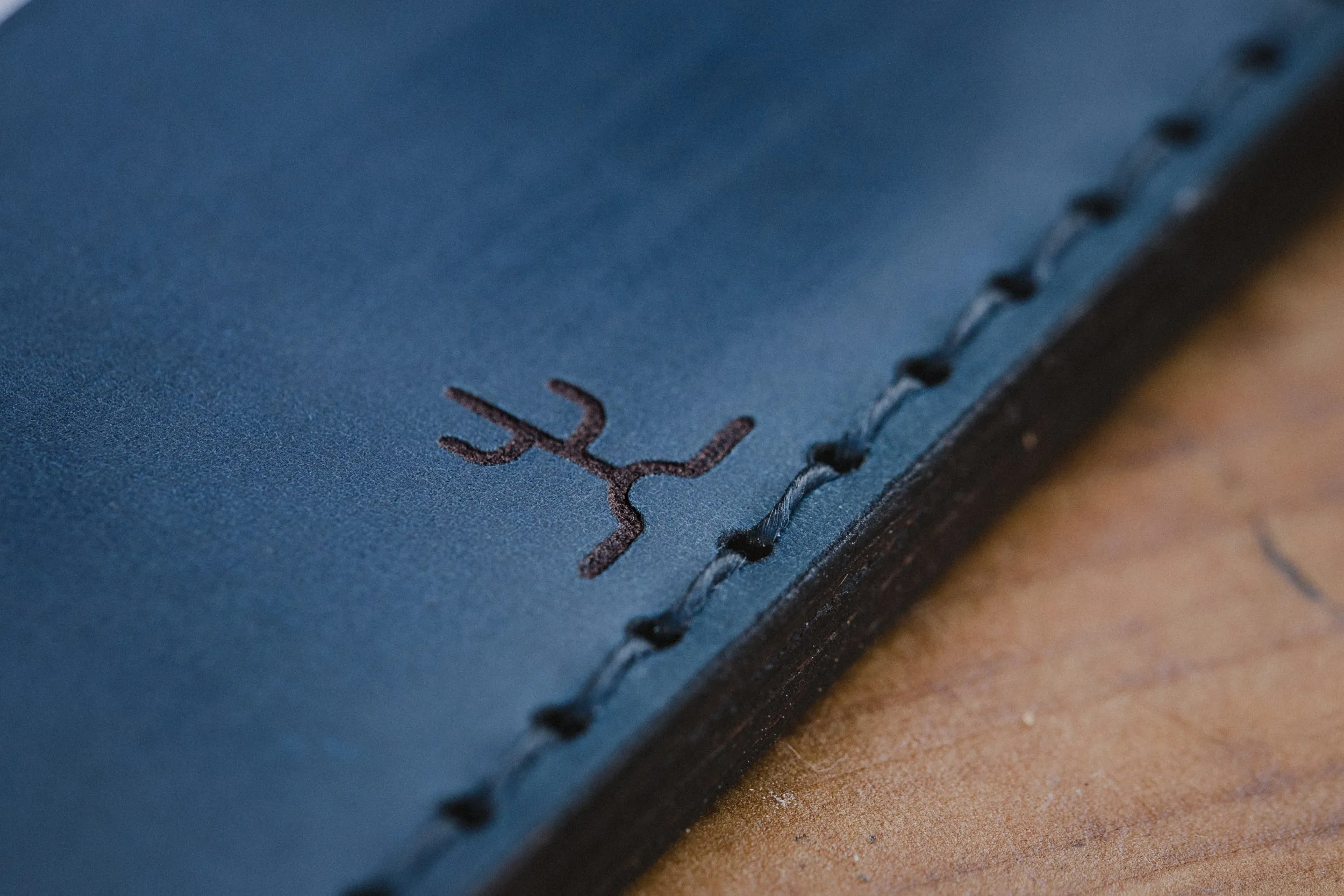 Slim Wallet // Indigo Blue Cordovan