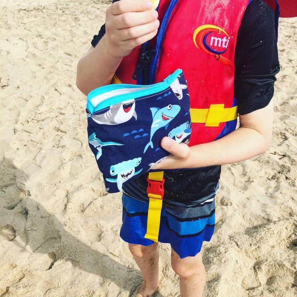 Snack Sized Reusable Zippered Bag Space Planets