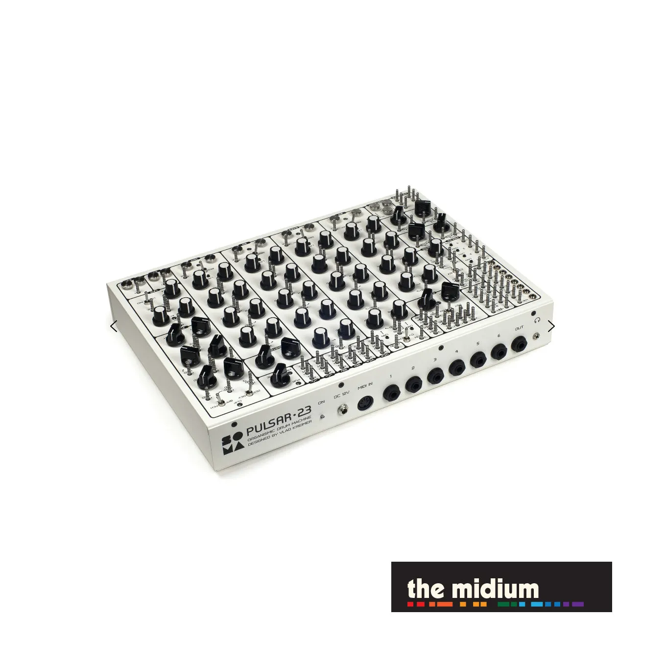 SOMA Laboratory PULSAR-23 organismic drum machine –– TURRET EDITION (White)