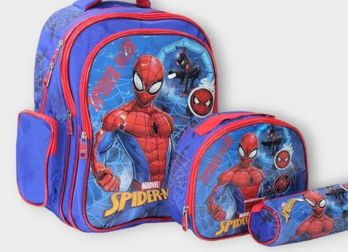 Spiderman 14 Inches School Set