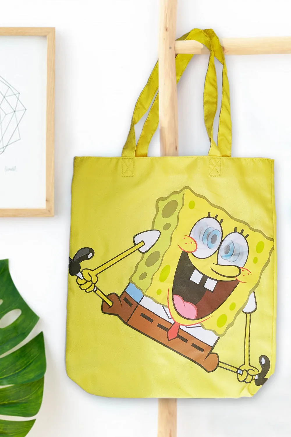 SpongeBob Lenticular Eyes Tote Bag