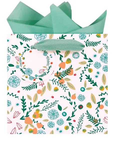 Spring Floral Gift Bag