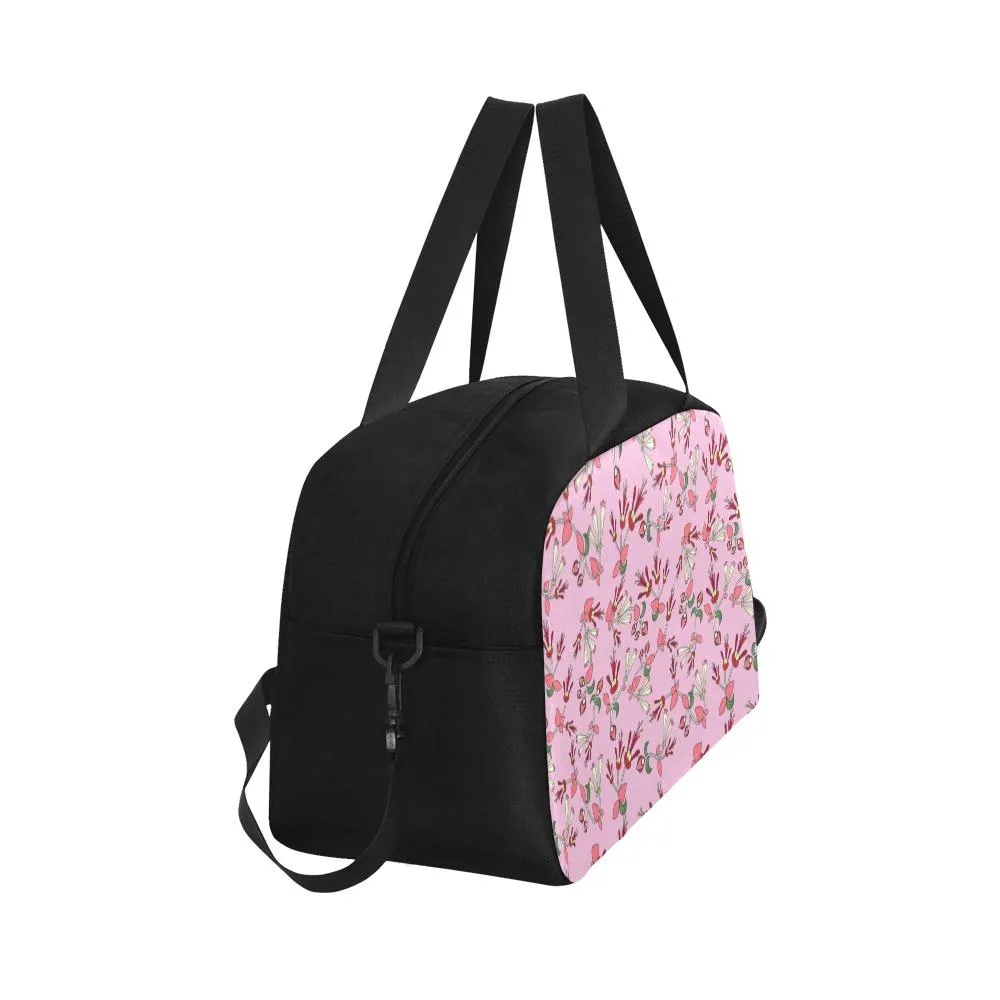 Strawberry Floral Fitness Handbag