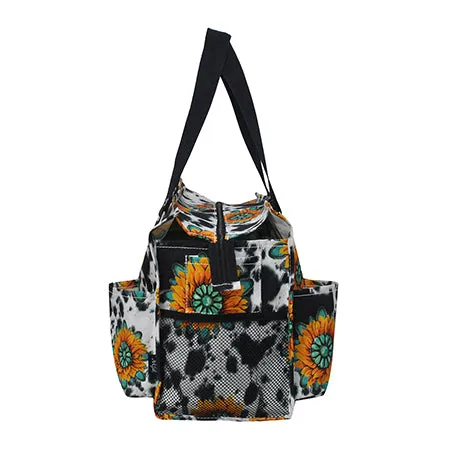 Sunflower Farm NGIL Zippered Caddy Organizer Tote Bag