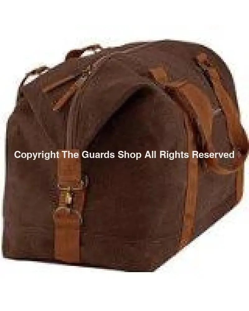 The Coldstream Guards Vintage Canvas Satchel