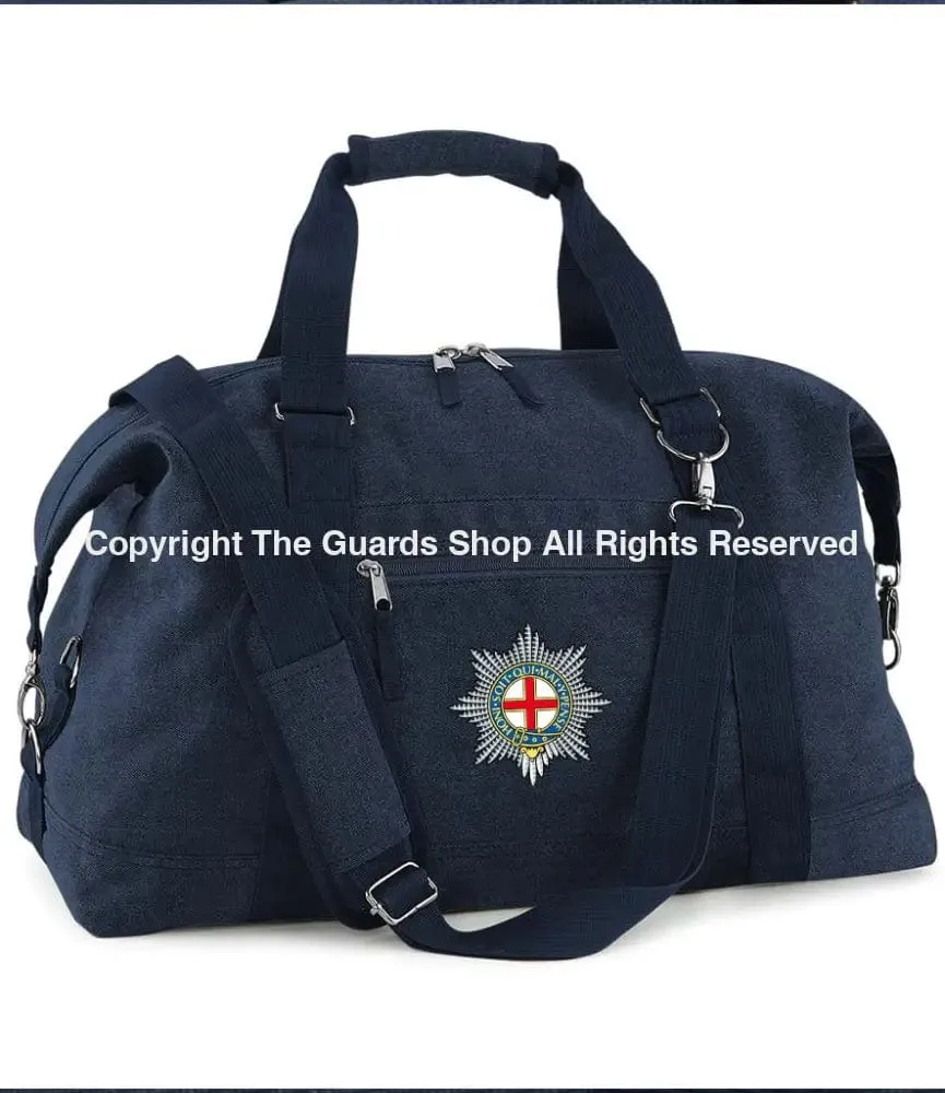 The Coldstream Guards Vintage Canvas Satchel