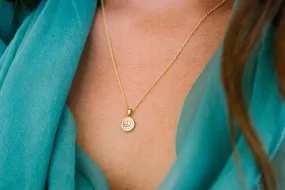 The Diamond Peace Symbol Necklace