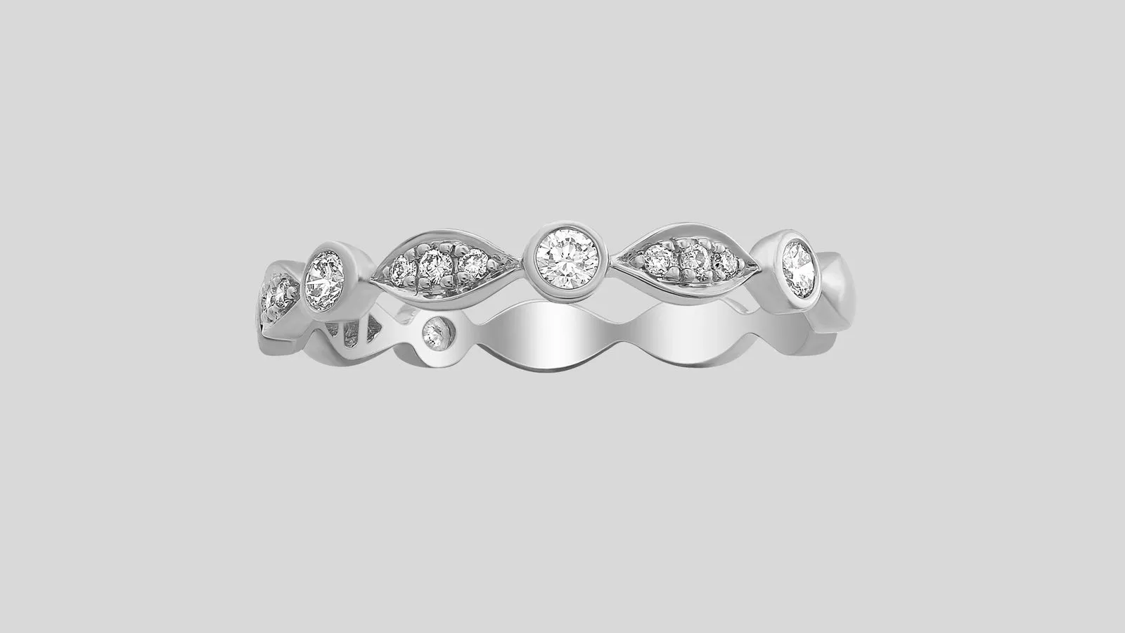 The Eternity Vintage Diamond Band