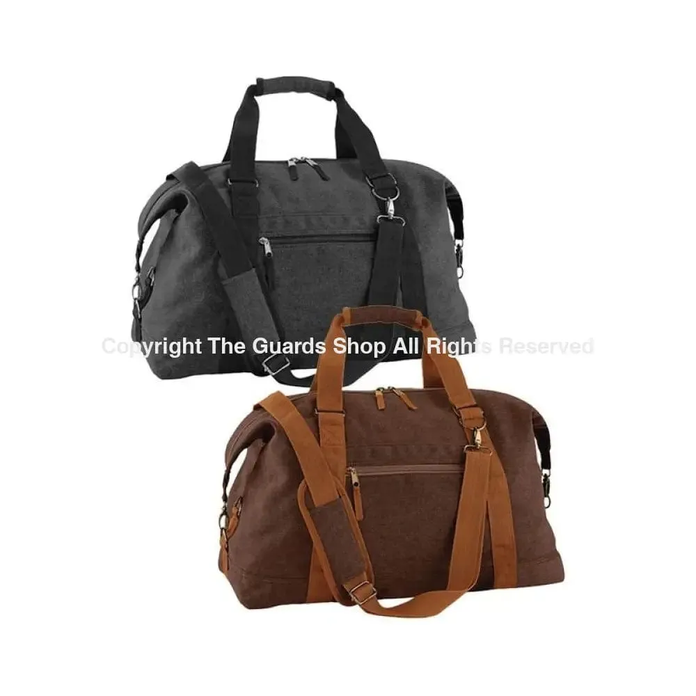 The Irish Guards Vintage Canvas Satchel