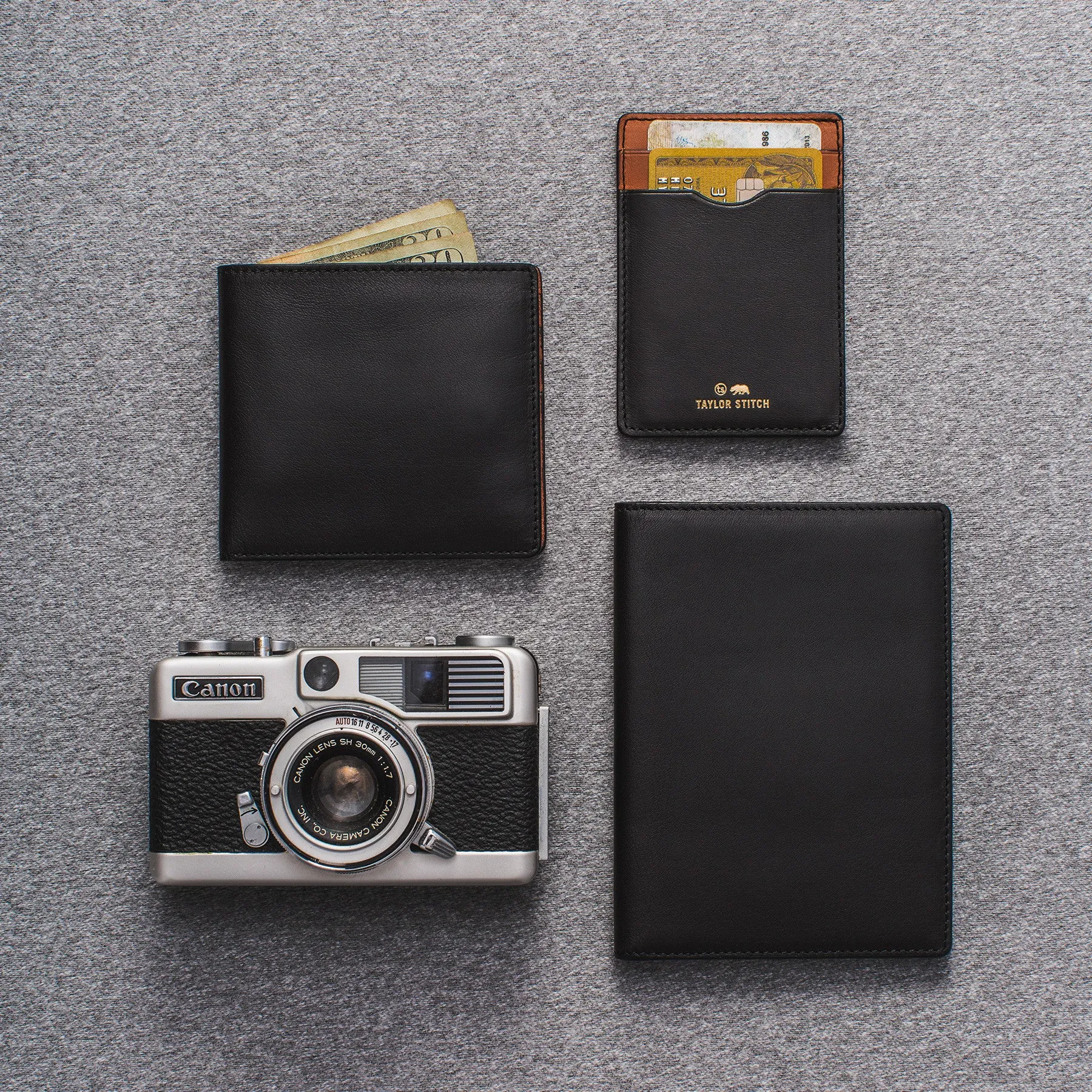 The Minimalist Billfold Wallet in Black