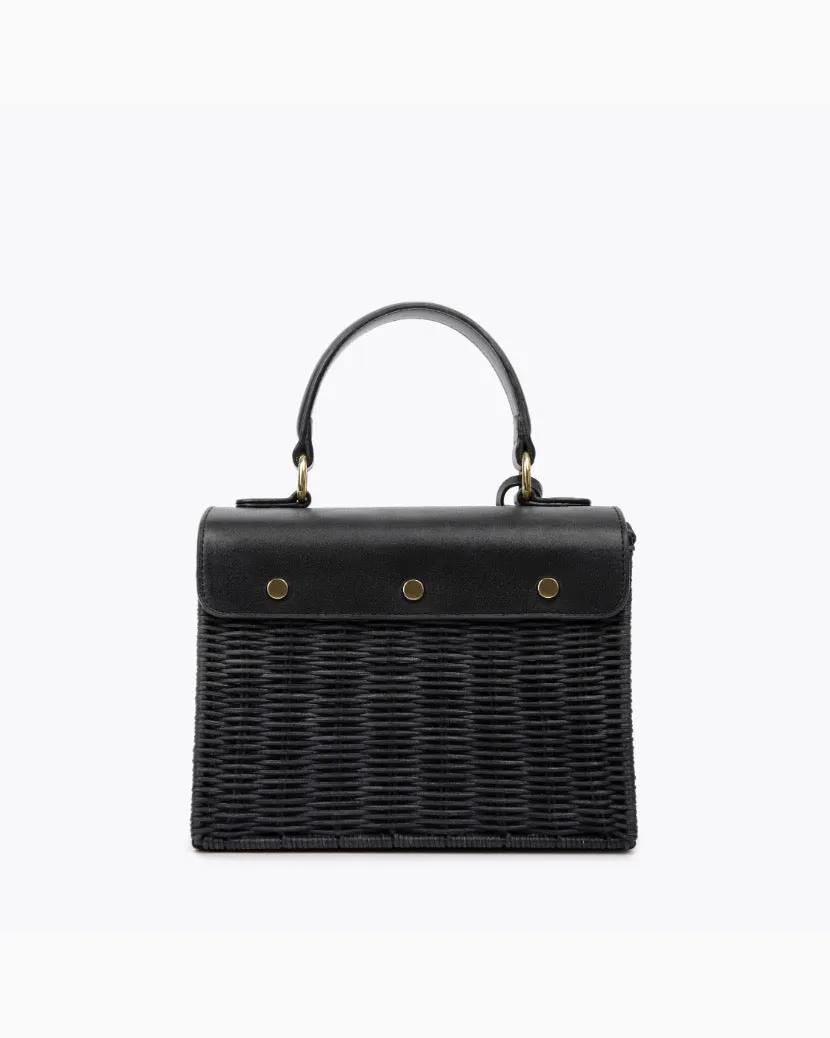 THE WICKER MINI - BLACK WICKER