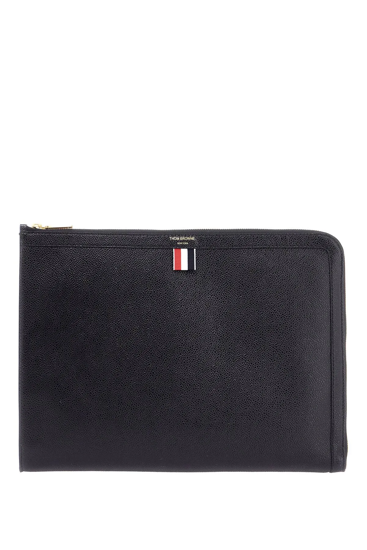 Thom Browne leather large document holder