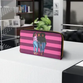 Three Amigas Zipper Wallet