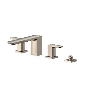 TOTO TBG02202U#BN GR Two-Handle Deck-Mount Roman Tub Filler Trim with Handshower, Brushed Nickel