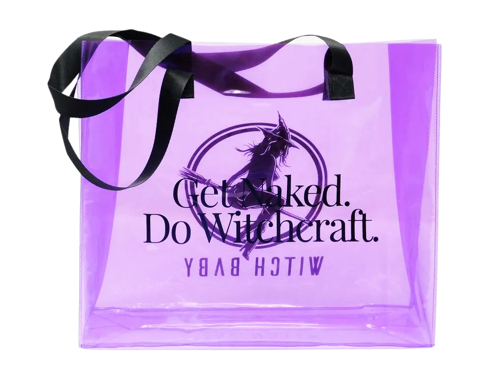 Translucent Witch Baby Tote Bag