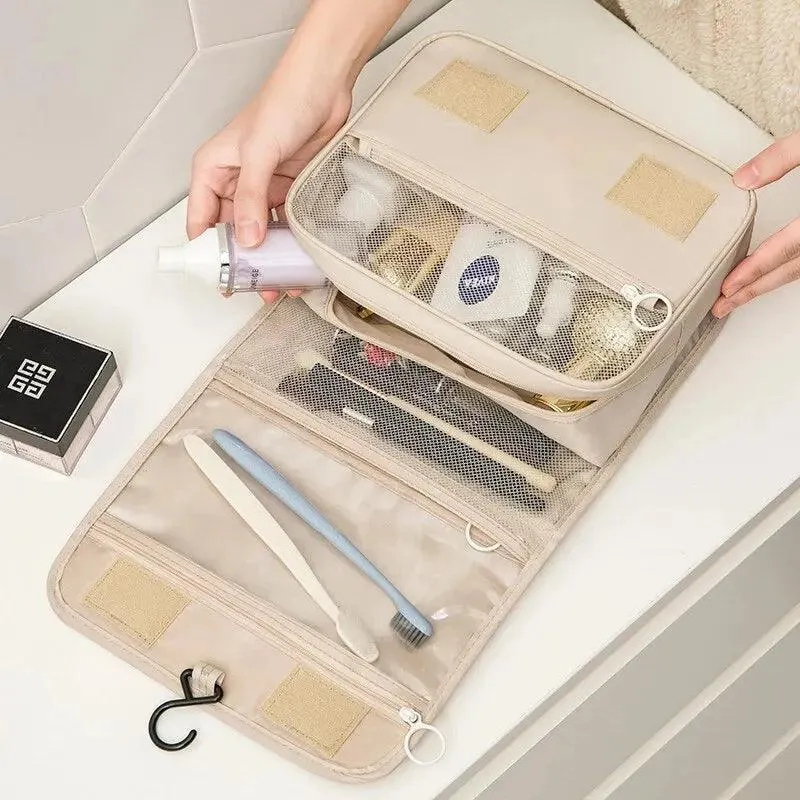 Travel Makeup Storage Pouch: Stylish Waterproof Toiletry Organizer