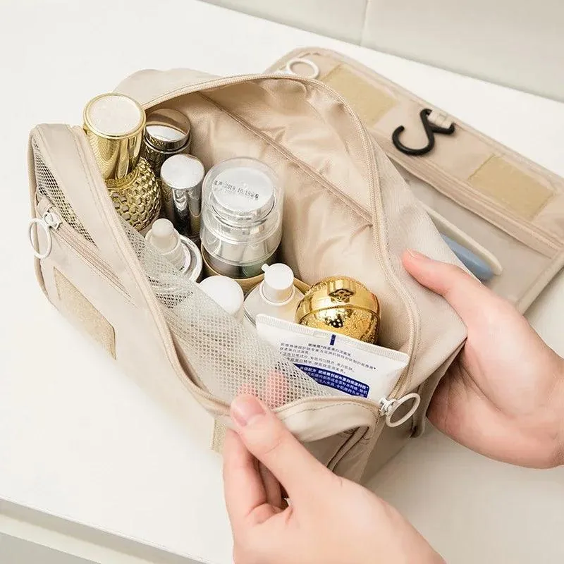 Travel Makeup Storage Pouch: Stylish Waterproof Toiletry Organizer