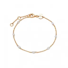 Treasures Seed Pearl 18ct Gold Plated Bracelet TBR03_GP