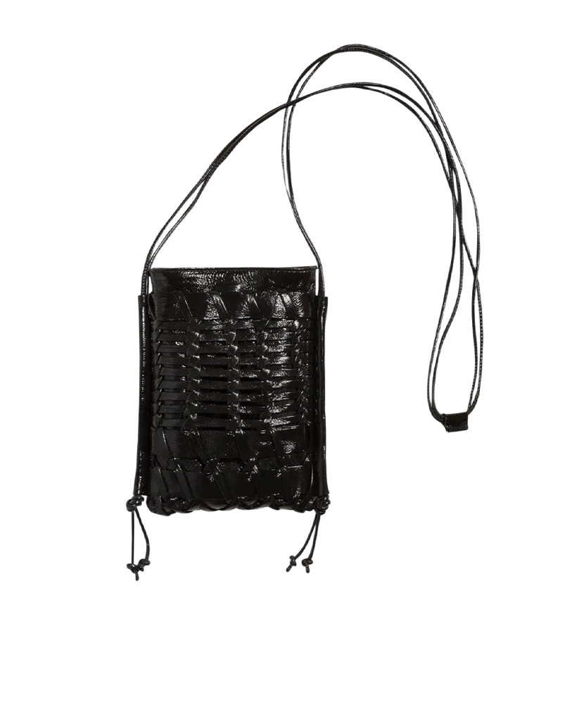 Trena Mini Glossy Crossbody Bag