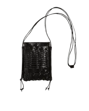 Trena Mini Glossy Crossbody Bag