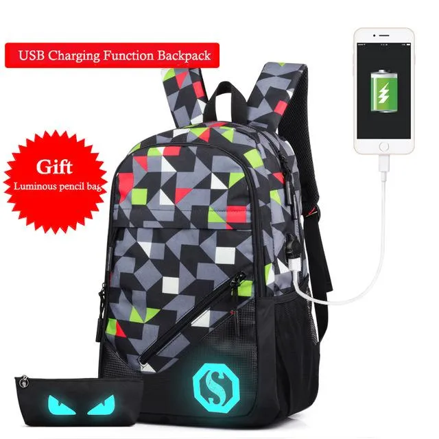 USB Charging  Backpacks for Travel