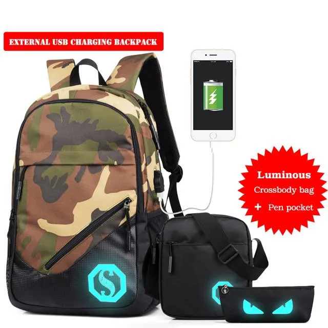 USB Charging  Backpacks for Travel