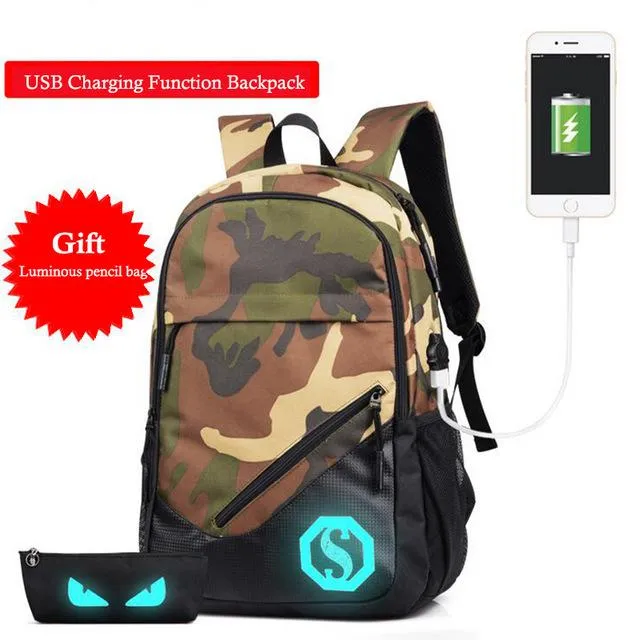 USB Charging  Backpacks for Travel