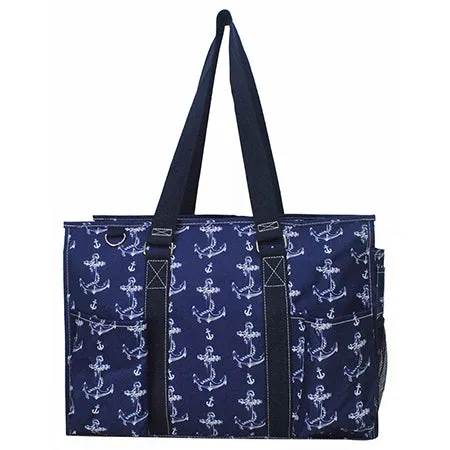 Vintage Anchor NGIL Zippered Caddy Large Organizer Tote Bag