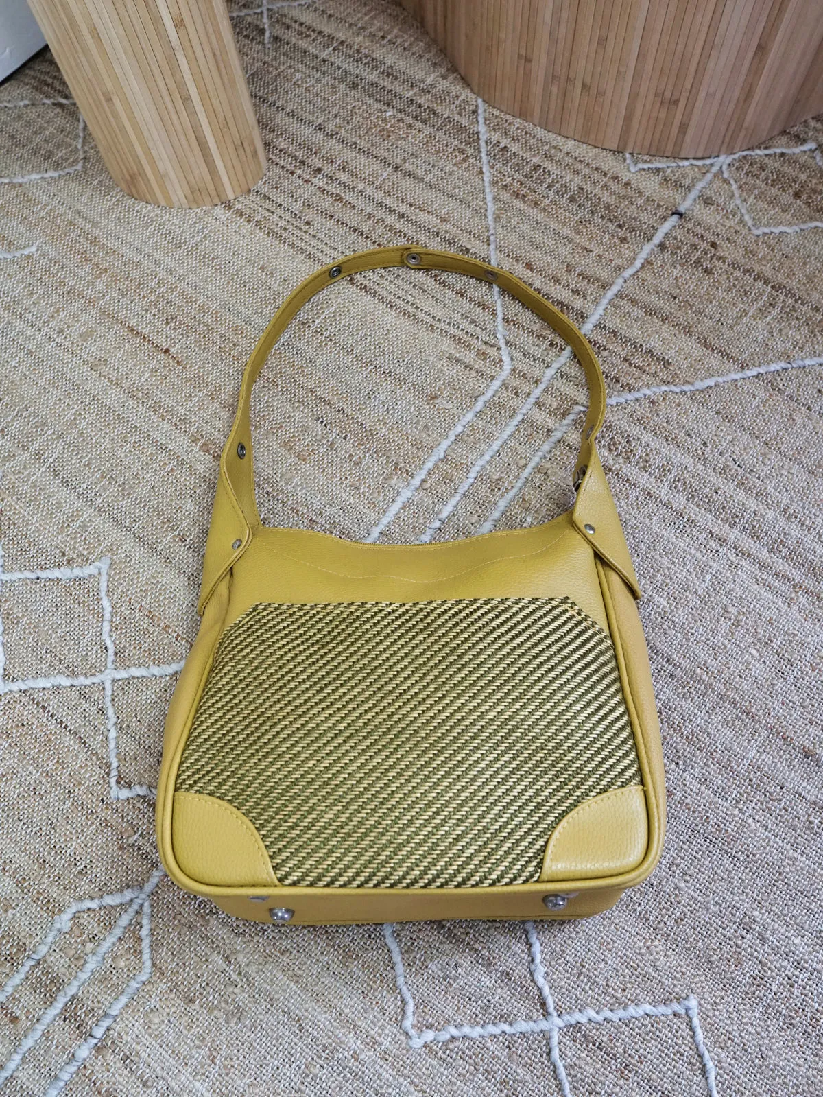 Vintage Turmeric Travel Tote